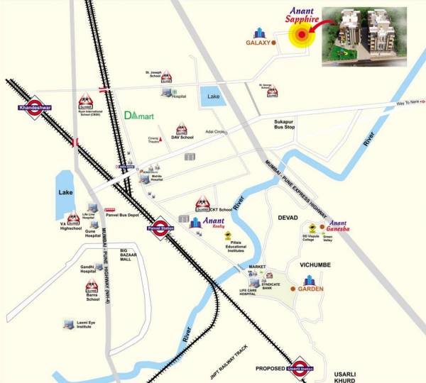 Images for Location Plan of Space Anant Sapphire