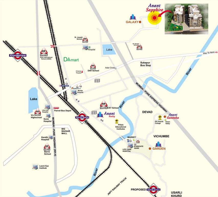 Images for Location Plan of Space Anant Sapphire