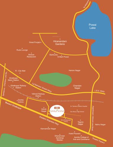 Images for Location Plan of Puneet Sanjivani Phase 3 Floor 21 To Floor 23