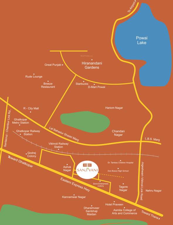 Images for Location Plan of Puneet Sanjivani Phase 3 Floor 21 To Floor 23