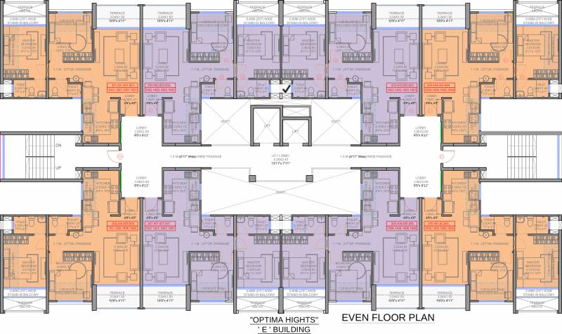 Images for Cluster Plan of Avnee Optima Heights Building E