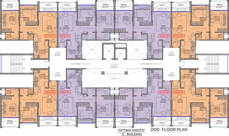 Images for Cluster Plan of Avnee Optima Heights Building E