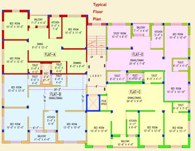 Images for Cluster Plan of Amrita Sweta Apartment