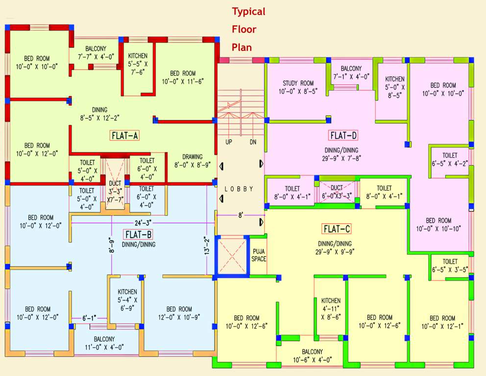 Images for Cluster Plan of Amrita Sweta Apartment