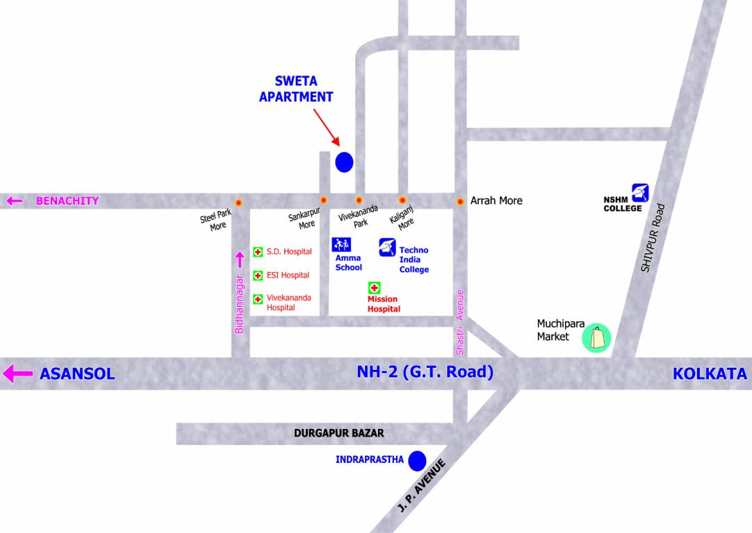 Images for Location Plan of Amrita Sweta Apartment