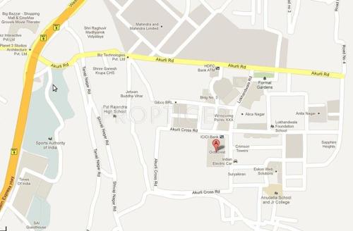  octacrest Images for Location Plan of Lokhandwala Octacrest