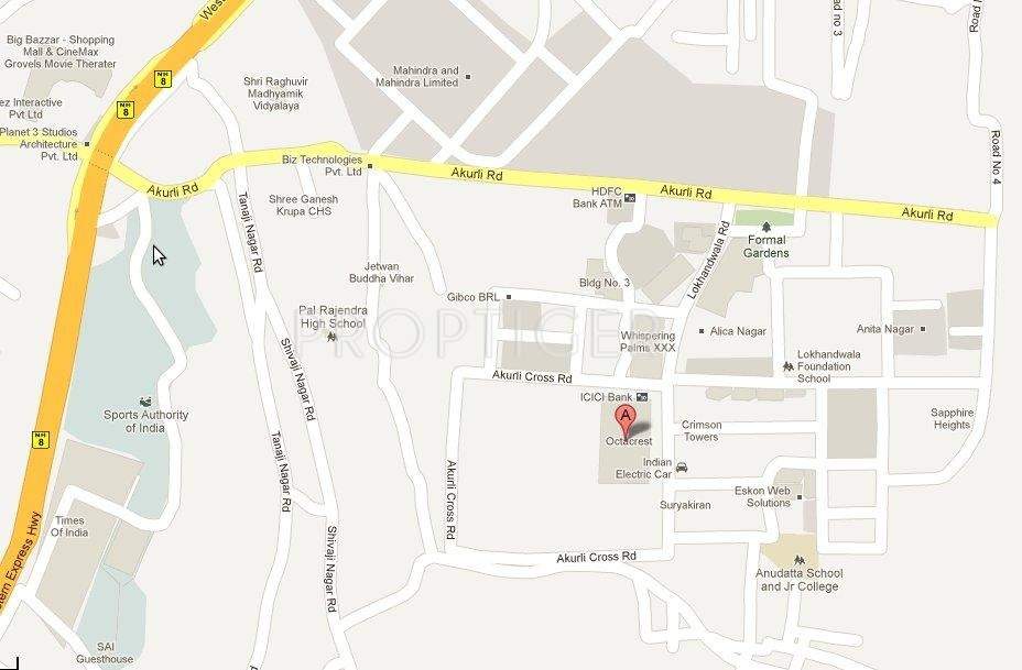 octacrest Images for Location Plan of Lokhandwala Octacrest