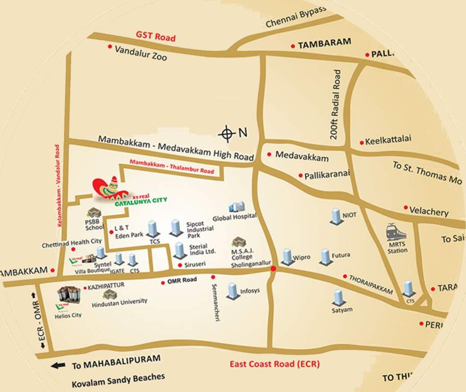 Images for Location Plan of XS Catalunya City Flamenco