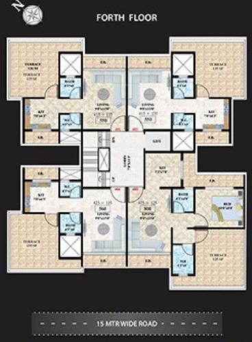  aura Images for Cluster Plan of Tapovan Aura