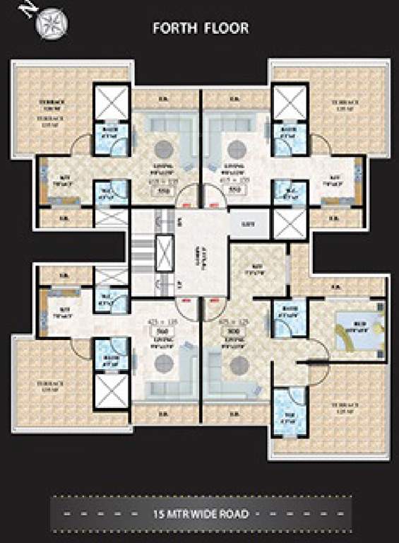  aura Images for Cluster Plan of Tapovan Aura