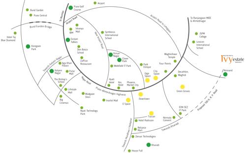 Images for Location Plan of Kolte Patil Ivy Estate Nia Images for Location Plan of Kolte Patil Ivy Estate Nia