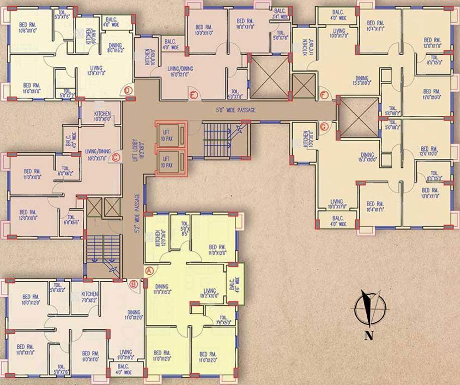 Images for Cluster Plan of Banyan The Sky Garden