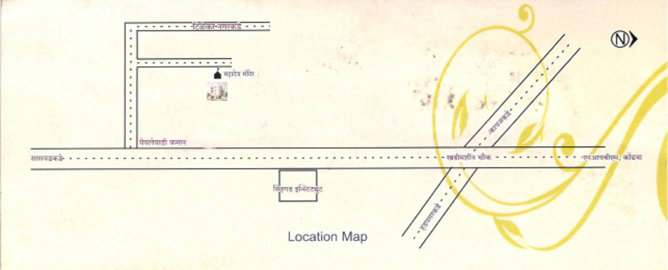 Images for Location Plan of Shrushti Sarthak Paradise