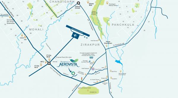  riverdale-aerovista Location Plan