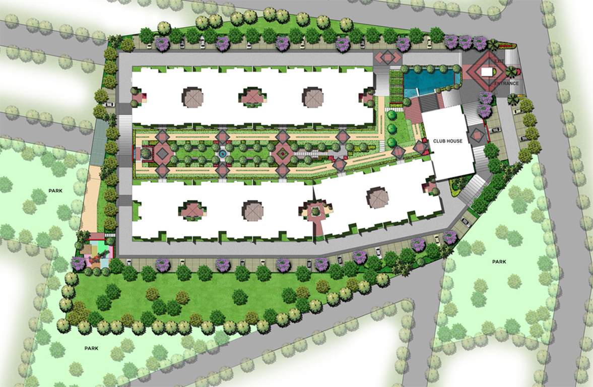 temple trees Images for Layout Plan of Sankalp Temple Trees