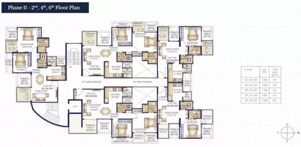  sai-pallacio Sai Parktown Phase II Cluster Plan