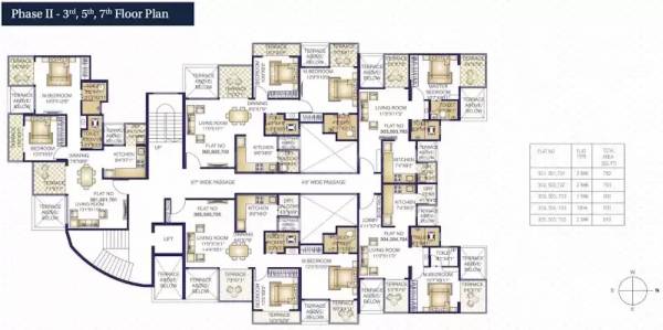  sai-pallacio Sai Parktown Phase II Cluster Plan