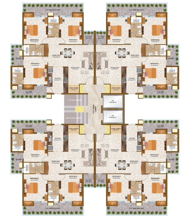 blue ridge T1 Cluster Plan