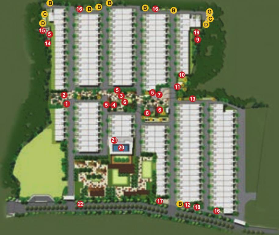  auburn district Layout Plan