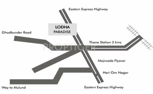  paradise Images for Location Plan of Lodha Paradise