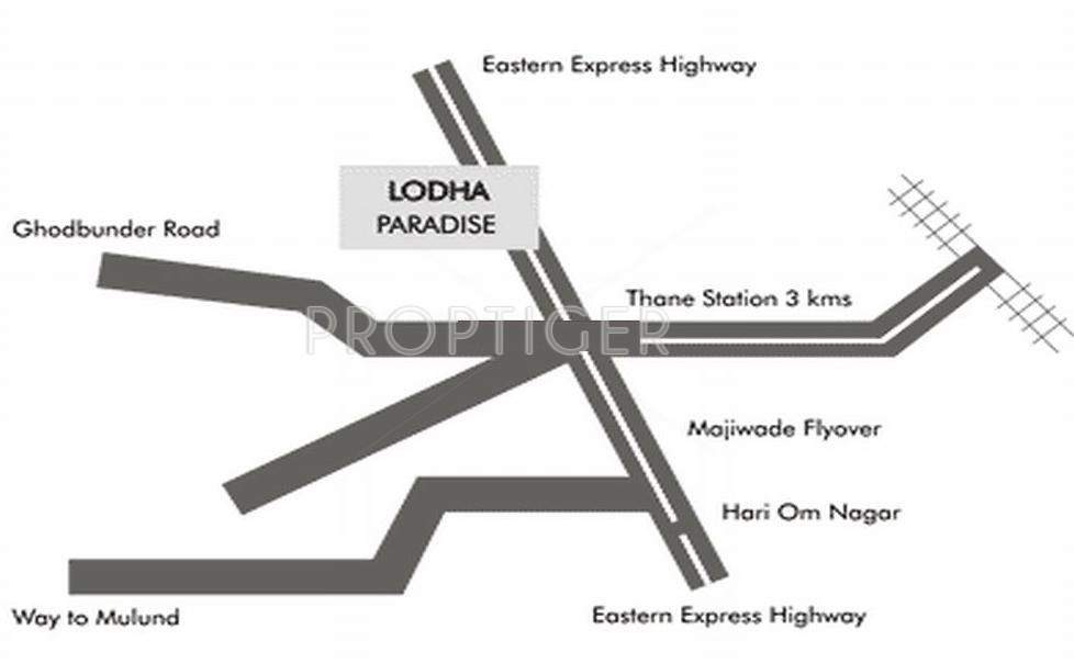 paradise Images for Location Plan of Lodha Paradise