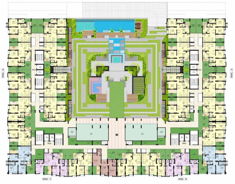 Images for Cluster Plan of Shivam 19 Grand West Wing B