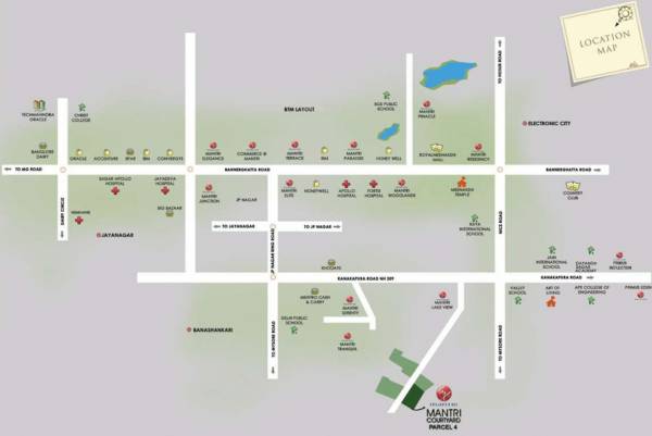 Images for Location Plan of Mantri Courtyard P4