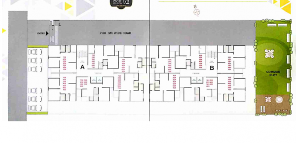  sahitya-residency Block B Cluster Plan