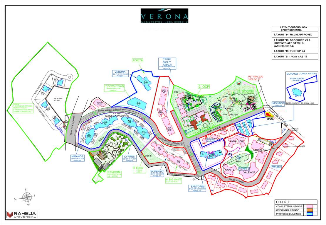  exotica verona Layout Plan