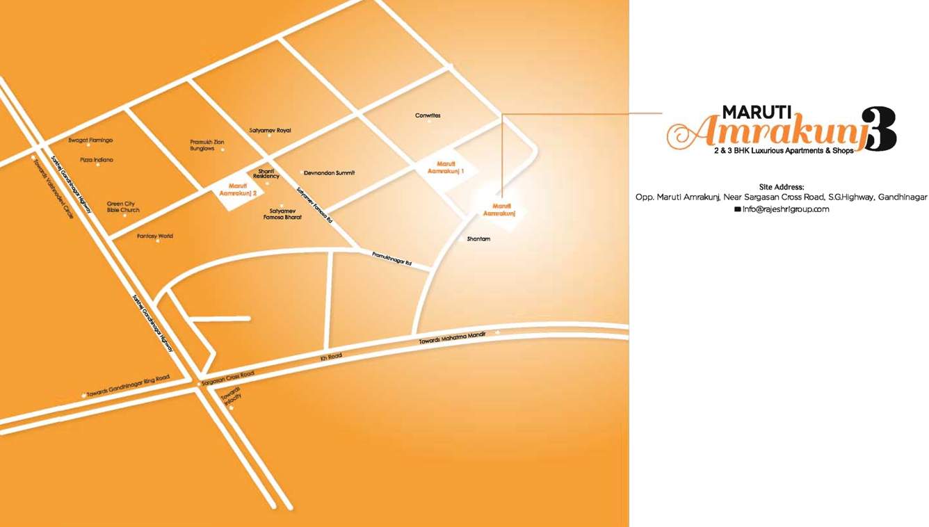 Images for Location Plan of Bhanushri Maruti Amrakunj 3