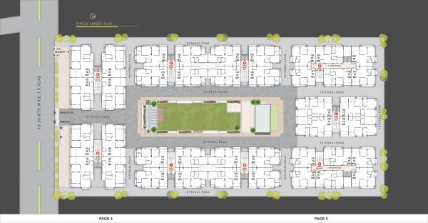  green-valley Block A To I Cluster Plan for Typical Floor