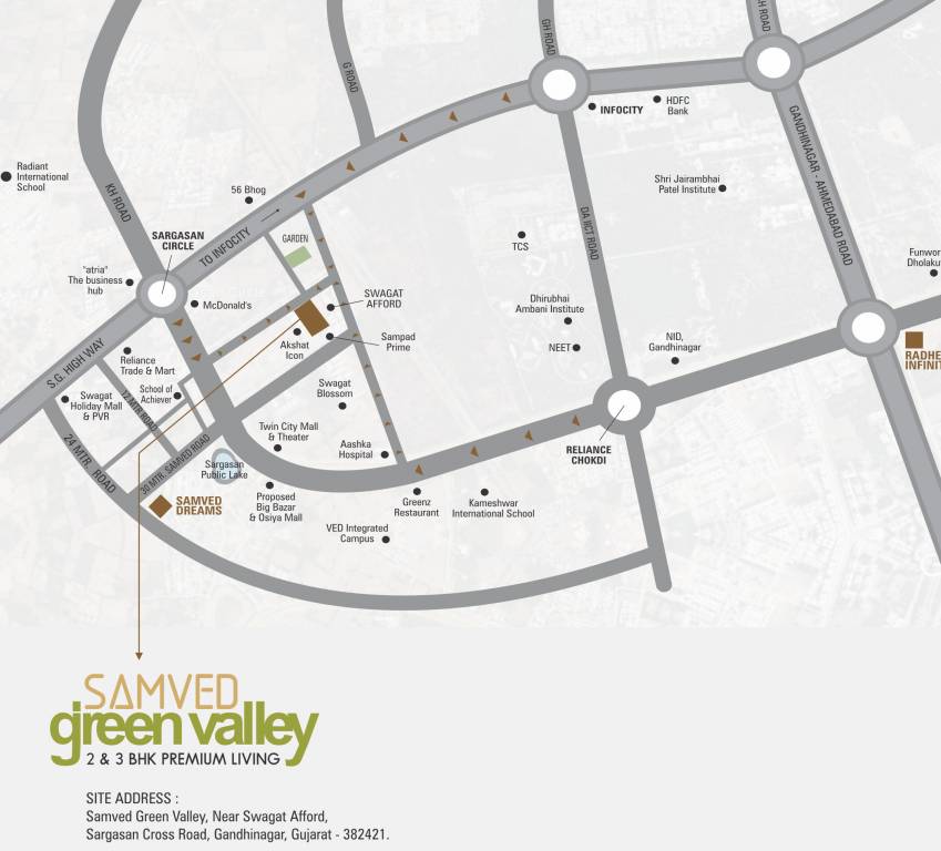  green valley Location Plan
