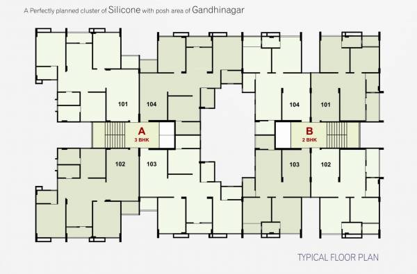 hills Wing A Cluster Plan