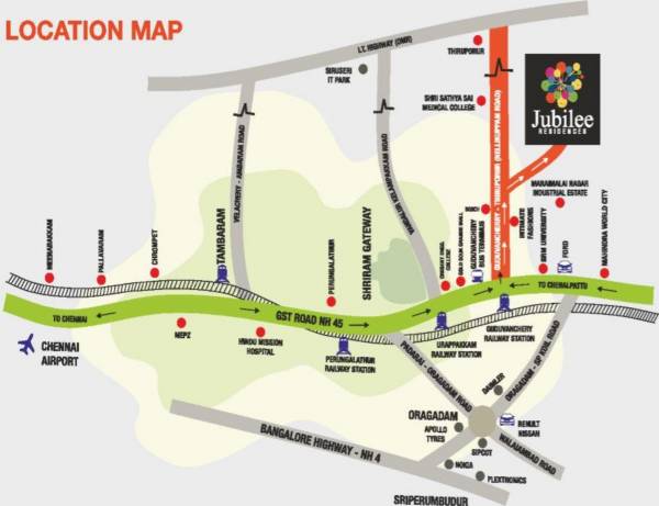 Images for Location Plan of Urbanrise Jubliee Residences