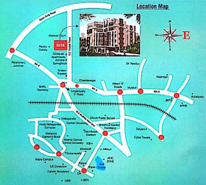 Images for Location Plan of Sri Krishna Sri Sadguna Sai Residency