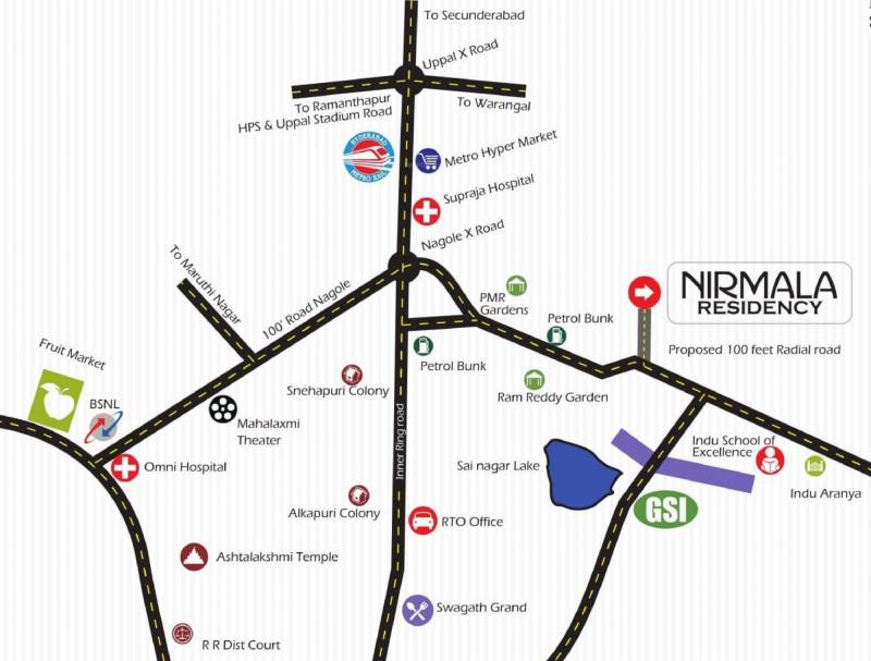 Images for Location Plan of Nirmala Residency