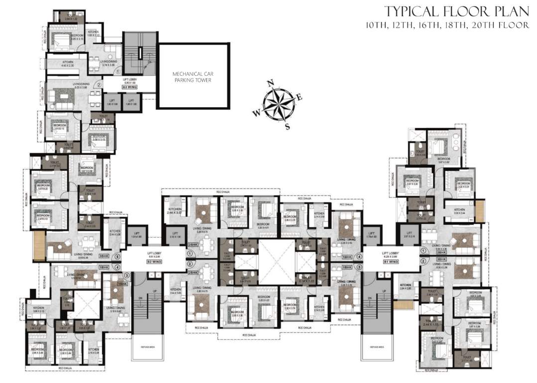  garden b Cluster Plan