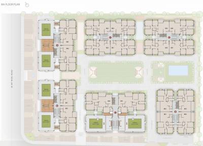  aaradhyam Typical FIrst 8th Plan Of Block A, B, C, D, E,F