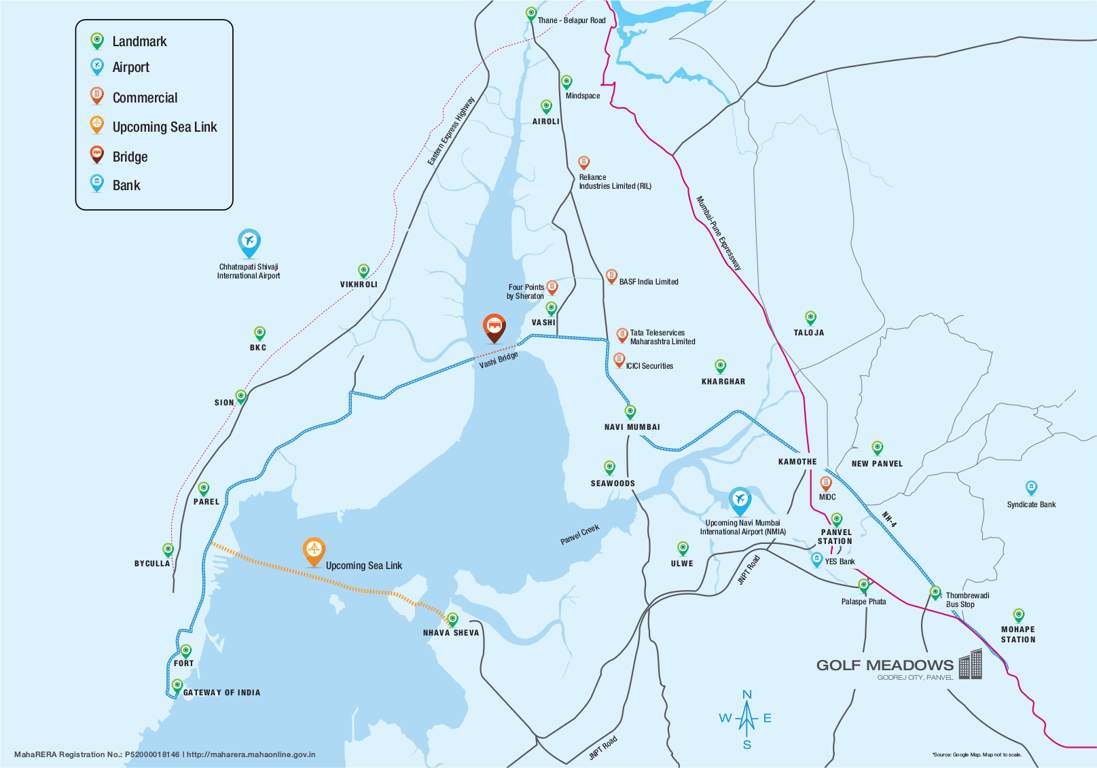  golf meadows Images for Location Plan of Godrej Golf Meadows Godrej City