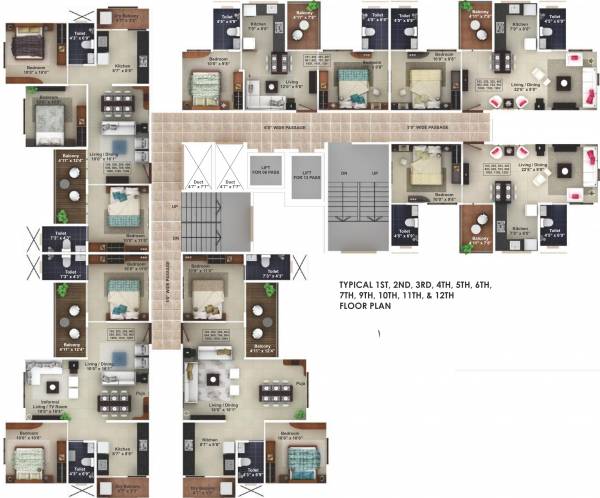 Images for Cluster Plan of Saheel Itrend Homes Phase II Wing B