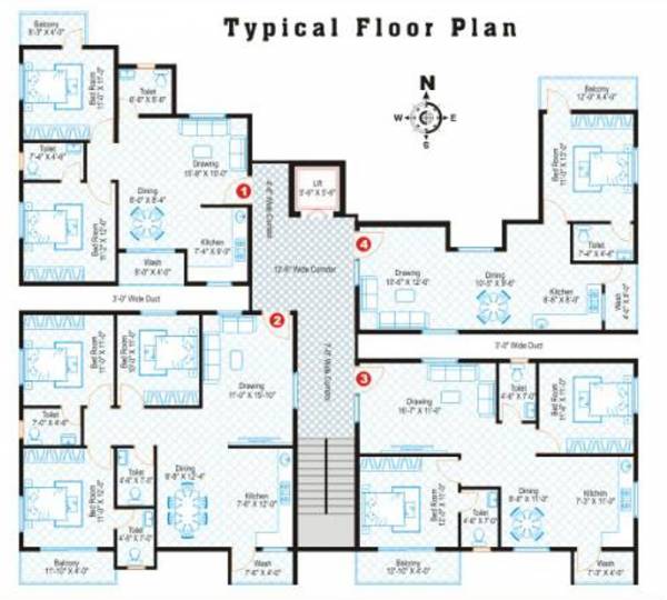 Images for Cluster Plan of Subham AB Residency