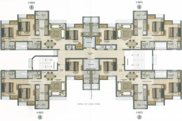 Images for Cluster Plan of Lodha Upper Thane Tiara I
