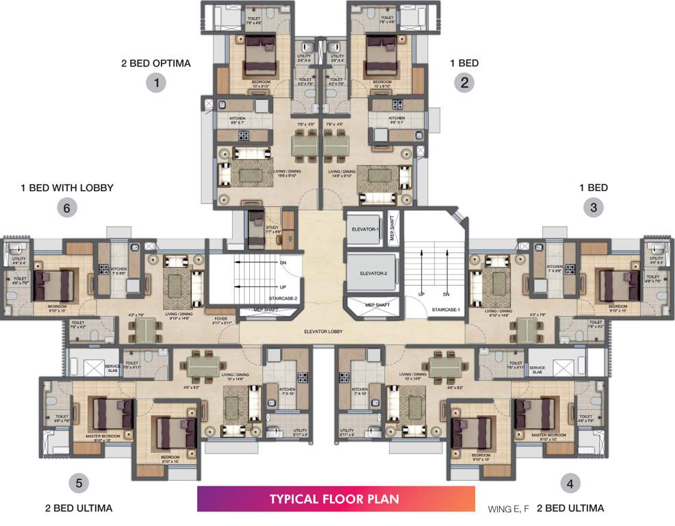 Images for Cluster Plan of Lodha Upper Thane Woodlands E And F