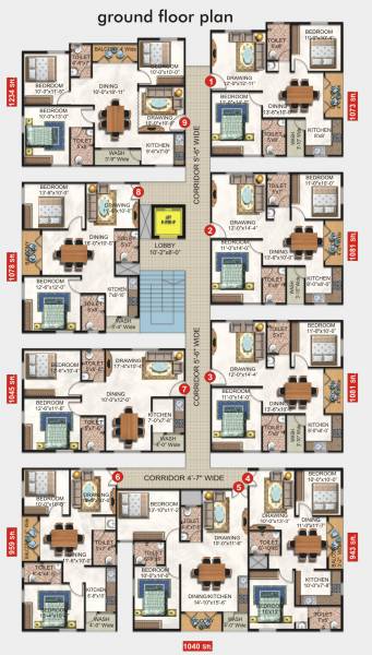 Images for Cluster Plan of SK Brindhavan