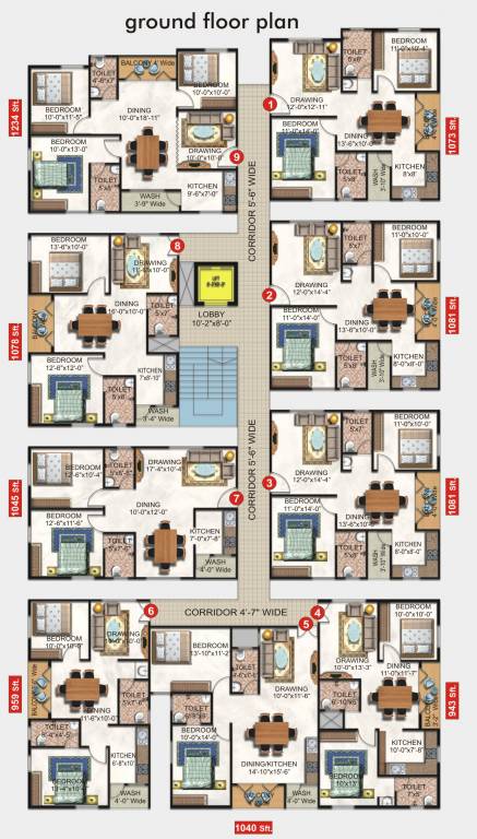 Images for Cluster Plan of SK Brindhavan