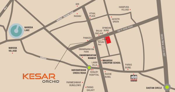 Images for Location Plan of Nirman Kesar Orchid