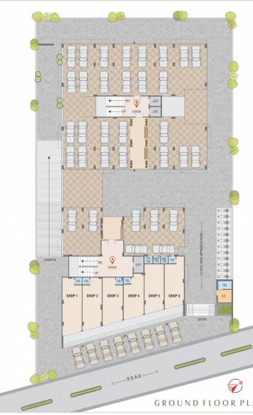  divya-exotica Block A+B Cluster Plan