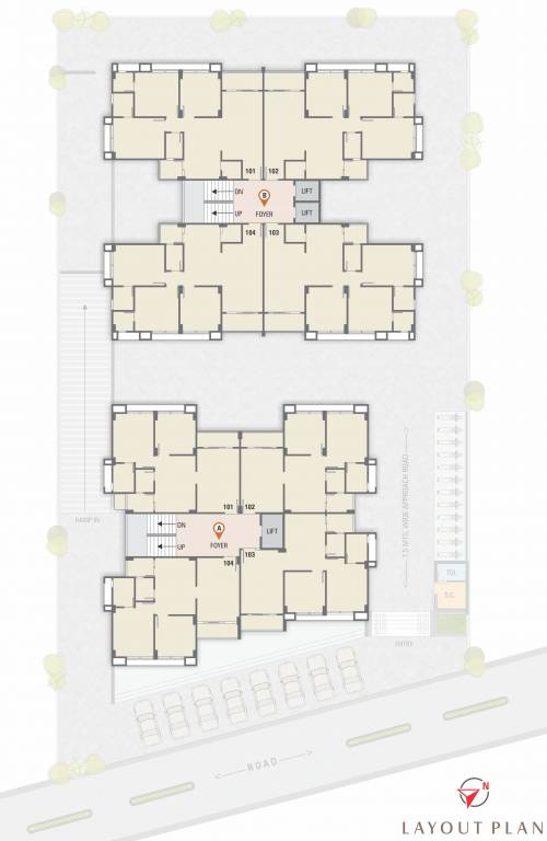 Images for Layout Plan of Yash Divya Exotica