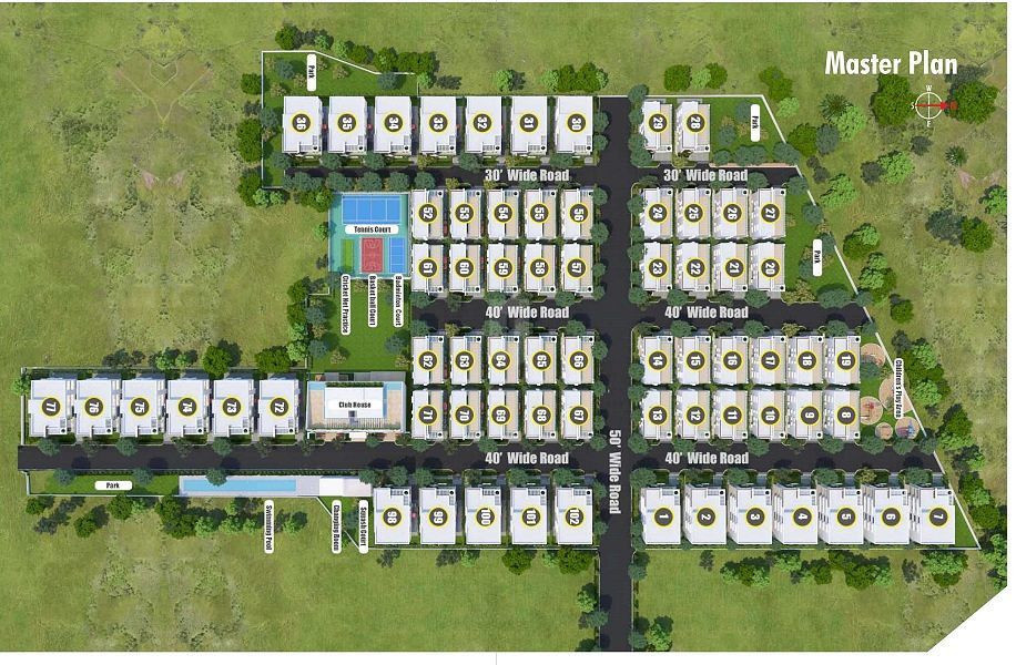  mittal joshua tree villaments Master Plan