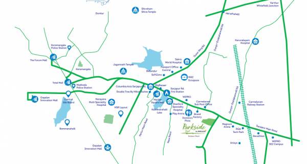  parkside-east Location Plan